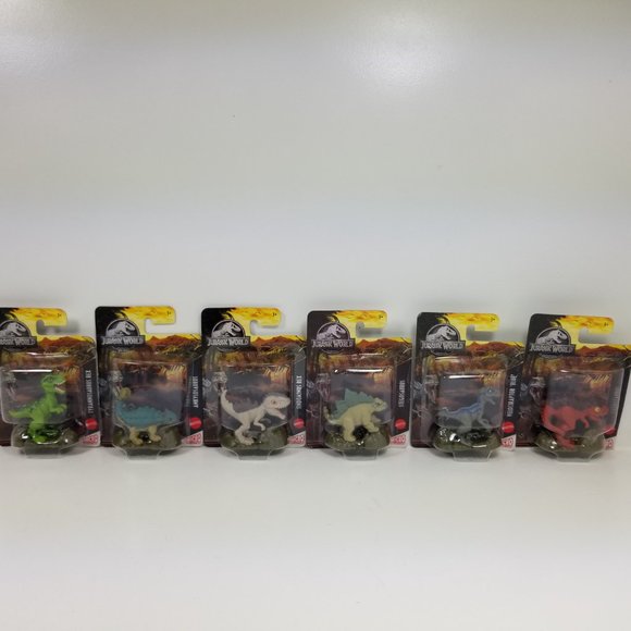 Jurassic World Dinosaurs set of 6 great for cake decorating - Picture 3 of 11